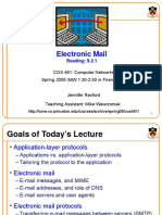Electronic Mail: COS 461: Computer Networks Spring 2006 (MW 1:30-2:50 in Friend 109)