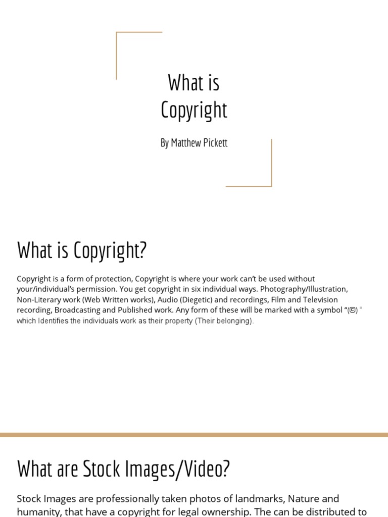 What Is Copyright PDF Creative Commons Copyright