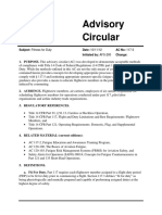 FAA Advisory Circular AC 117-3