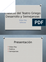 Clásicos del Teatro Griego: Edipo Rey y semejanzas