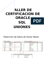 Taller de Certificacion de Oracle SQL Uniones