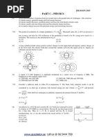 Part C - Physics: JEE-MAIN-2015-CMP-10