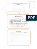 Parcial de Matematicas