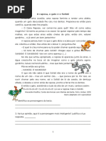 Exercícios Port 3.º Ano