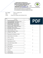 Daftar Hadir Dosen Rapat