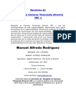 Abogado en Caracas Venezuela divorcio 185- a