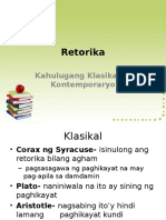 Retorika-Klasikal at Kontemporaryo 2 Sending