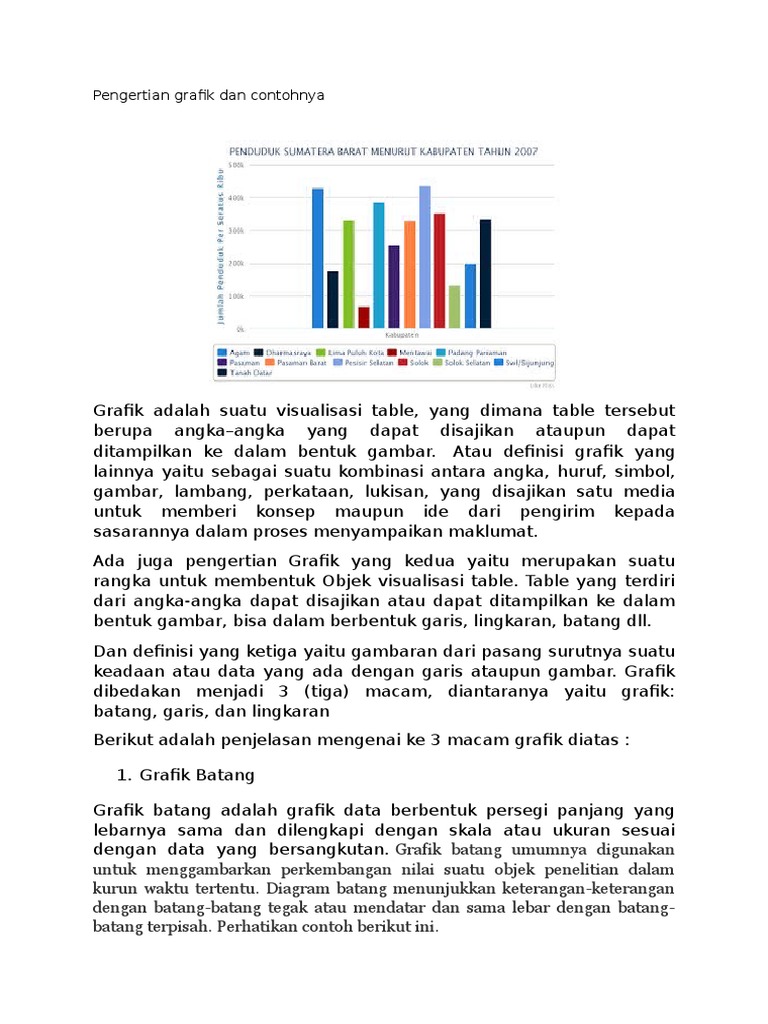 Contoh Data Diagram Batang Dan Lingkaran - Simak Gambar 