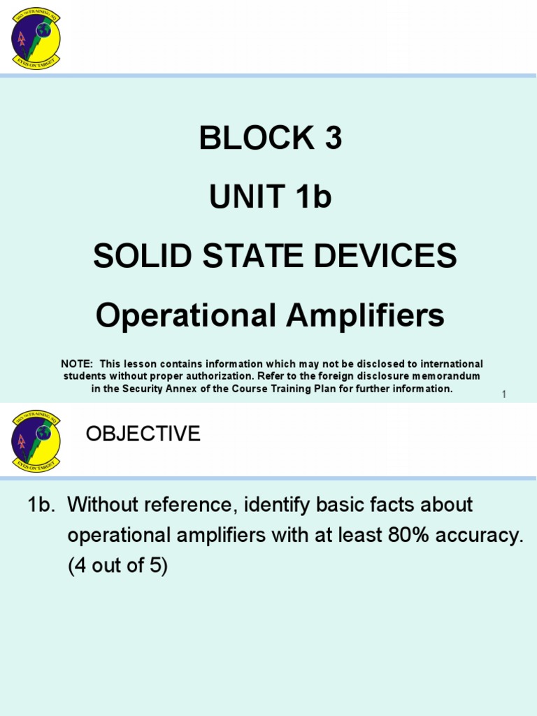 $block 3 Unit 3a Power Supply Circuits (Oct 2015) | PDF | Operational ...