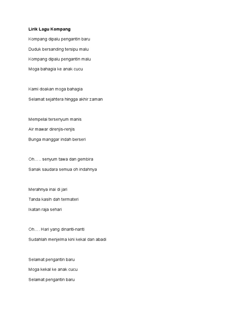 Lagu Kompang