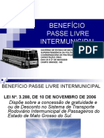 Benefícios de Passe Livre Intermunicipal Djenane e Edir