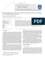 Effect of Packaging Material On Storage Ability of Mango Milk Powder and The Quality of Reconstituted Mango Milk Drink