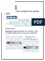 BlueOptics© QSFP 40GBASE-LR4 4xWDM 10KM