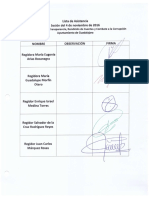 Lista de Asistencia Comisión de Transparencia - 4 Noviembre 2016