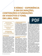 Escavalçoes, Contenções e Fundações de Viadutos e Túneis - Lima, Peru.pdf