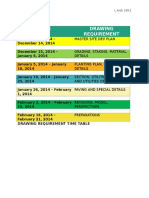 Date Drawing Requirement: Master Site Dev Plan