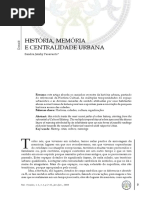 História, Memória e Centralidade Urbana
