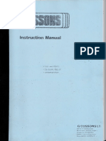 Cussons Boiler Instructon Manual