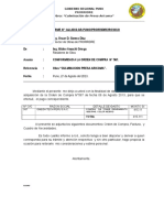 Informe #142-2013 Conformidad de Orden de Compra N°567