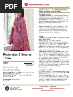 Download Free Crochet Pattern - Rectangles  Squares Throw LW2239 by Red Heart Yarns SN34427901 doc pdf