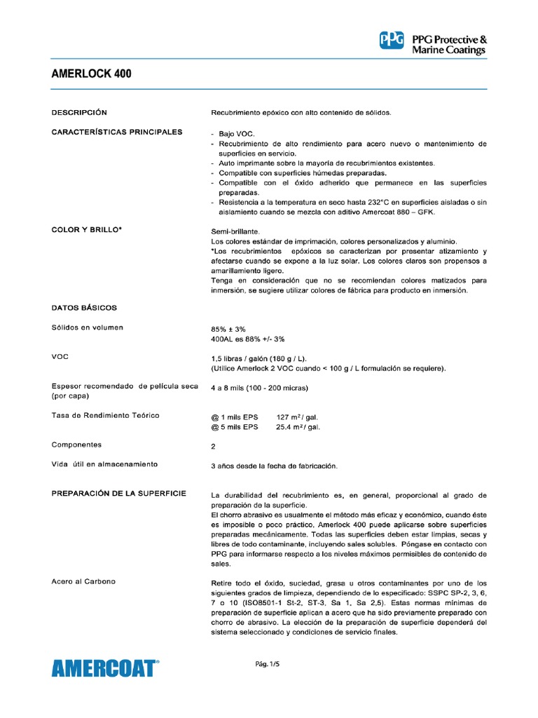Amerlock 400 PDF | PDF