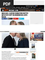 Clinton-Podesta Russian Connections- Clinton Foundation Chatter with State Dept on Uranium Deal with Russia.pdf