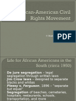 Africanamerican Civil Rights Movement