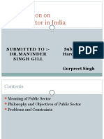 Public Sector in India