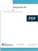 Dossier Usurpación de Inmuebles Selección de Jurisprudencia y Doctrina