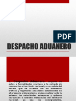 Presentación Derecho Aduanero