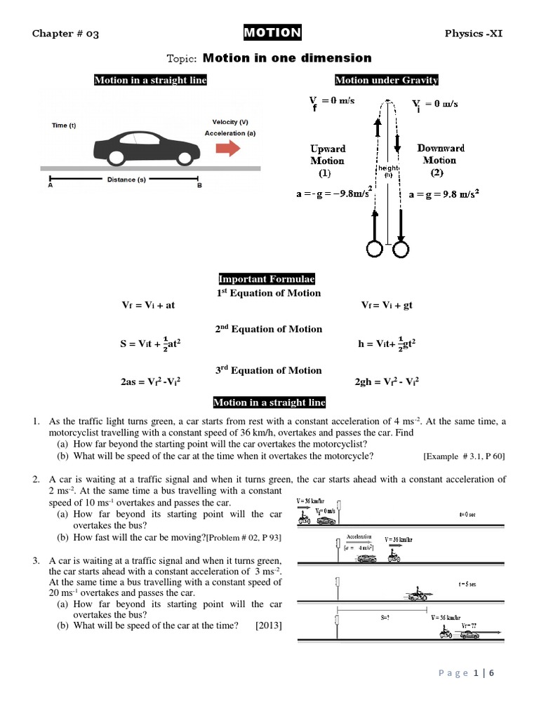 Analysis of Motion Concepts Through Worked Examples and Problems PDF