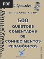 504_CONHECIMENTOS PEDAGÓGICOS- 500 Questões Comentadas