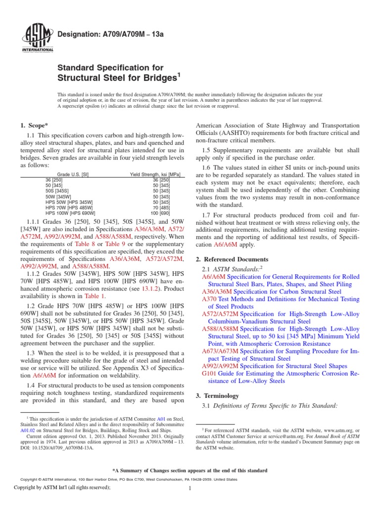 Astm A 709 | PDF