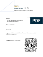 Evaluacion de Desempeño en Las Organizaciones