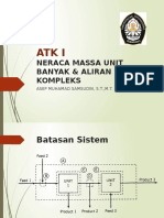 Neraca Massa Aliran Kompleks