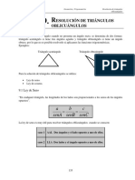 Ejercicios de Triangulos Oblicuangulos Con Respuestas