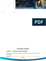 Actividad Central Semana 1 Servicios de Automatización