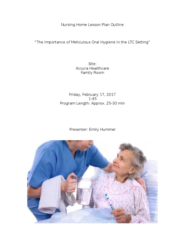Essential Oral Care for Nursing Home Residents | PDF | Oral Hygiene ...