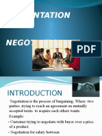 Presentation ON Negotiation