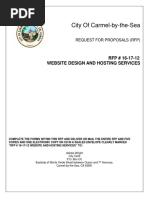 City of Carmel-By-The-Sea Website RFP 2017