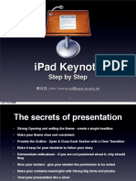 iPad Keynote Step by Step