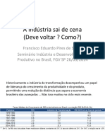 Trabalho Francisco A Indústria Sai de Cena (Deve Voltar ? Como?)