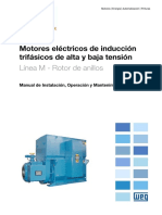 WEG Motor de Induccion Trifasico de Alta y Baja Tension Roto PDF