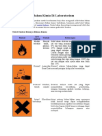 Simbol Bahaya Bahan Kimia Di Laboratorium