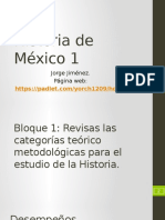 Bloque 1 Revisas Categorias Teórico Metodoloógicas Para El Estudio de La Historia