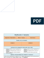 PLANIFICACION MATEMATICA 2° BASICO