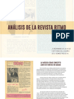 Análisis de Artículos Sobre La Revista Ritmo