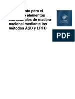 Herramienta Diseño Estructurales Madera Nacional Métodos ASD LRFD