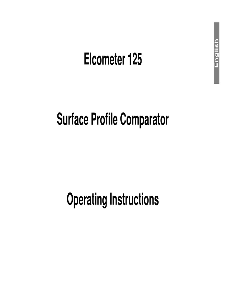 125 Surface Roughness International Organization For