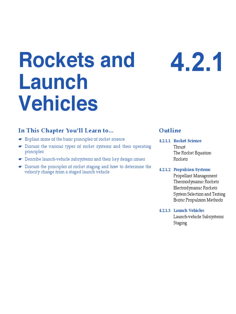 Understanding Rocket Propulsion Systems | PDF | Rocket Engine | Rocket